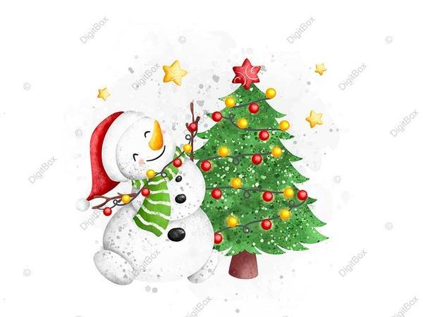 عکس درخت کریسمس کارتونی