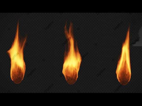 مجموعه 3 تایی عکس گوله آتش