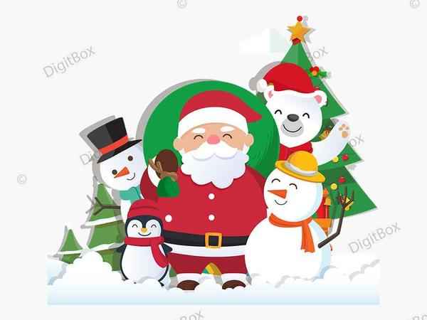 عکس درخت کریسمس کارتونی