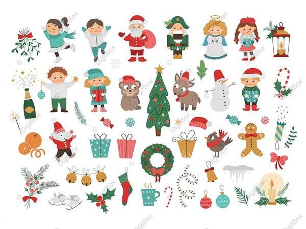 عکس درخت کریسمس کارتونی